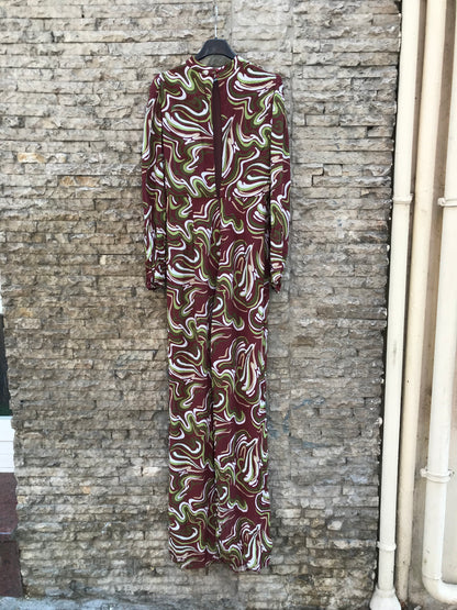 LADY PIPA. Mono estampado retro
