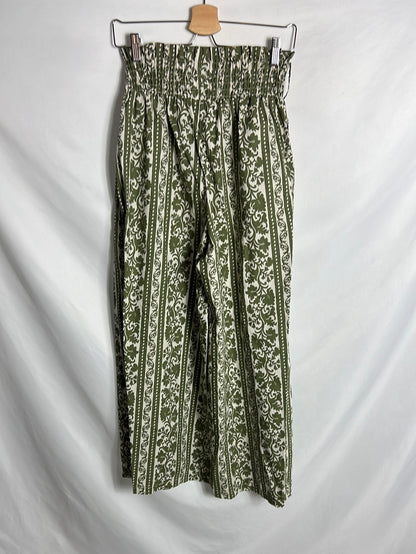 OTRAS. Pantalón ancho flores T.u(s)