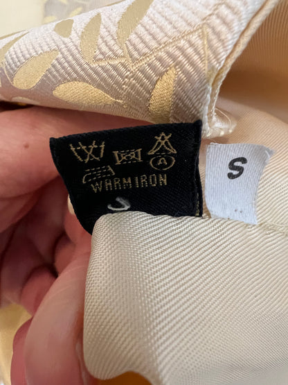 ALTEA MILANO. Chaleco seda tono pastel. T S