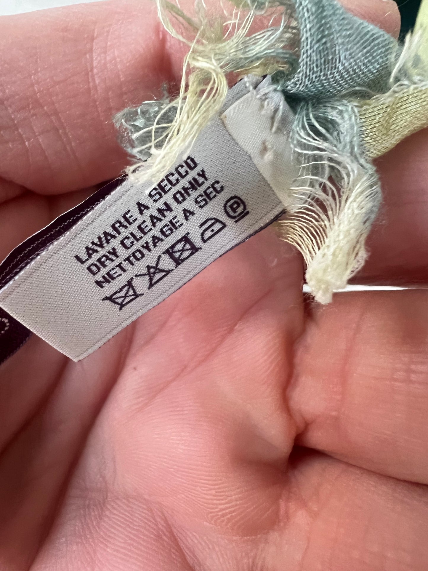 STELLA MCCARTNEY. Pañuelo estampado con seda