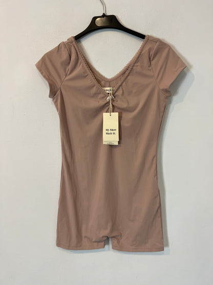 MY MUM MADE IT. Mono rosa licra T. S