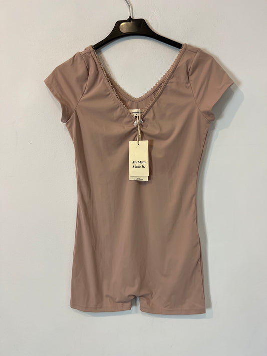 MY MUM MADE IT. Mono rosa licra T. S