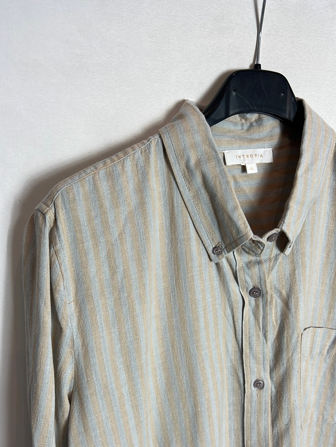 INTROPIA. Striped cotton blouse. Size 42 (M/L)