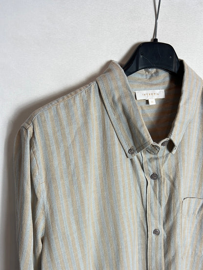 INTROPIA. Striped cotton blouse. Size 42 (M/L)