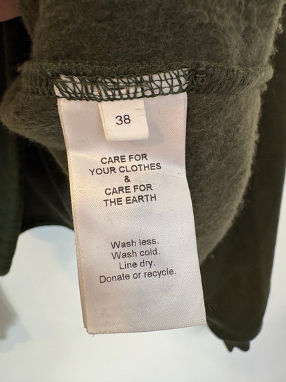 ZARA. Flowy green trousers T.xs