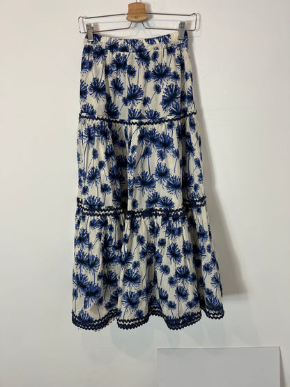 ZARA. Total look falda  y top flores T.xs