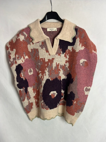 MEISÏE. Jersey sin mangas punto estampado. T M