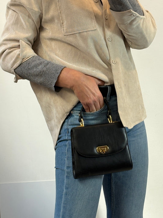 ZARA. Black stretch knit top. TL