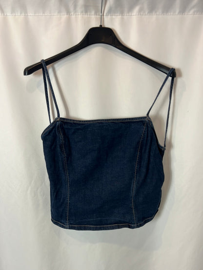 OTHER. Denim top with back detail. TS