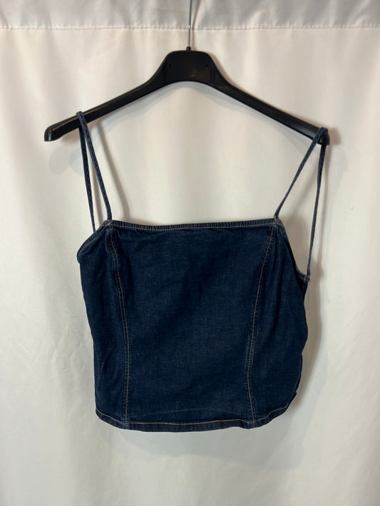 OTHER. Denim top with back detail. TS