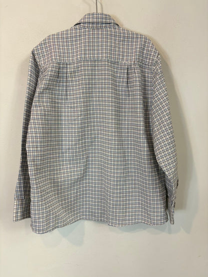 HUGO BITTI. Camisa niños cuadros azules. T 8años