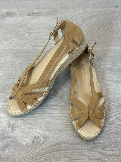 Alpargata plana beige T.41