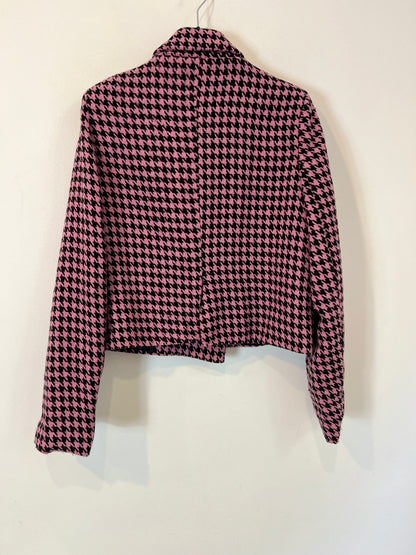 LOAVIES. Chaqueta crop pata de galo T.s