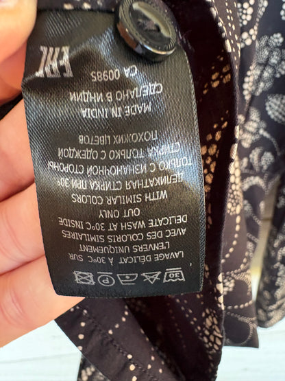 ISABEL MARANT ETOILÉ. Blusa negra estampada T.34