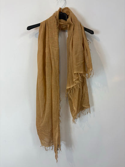 ZADIG & VOLTAIRE. Pañuelo color tierra algodón