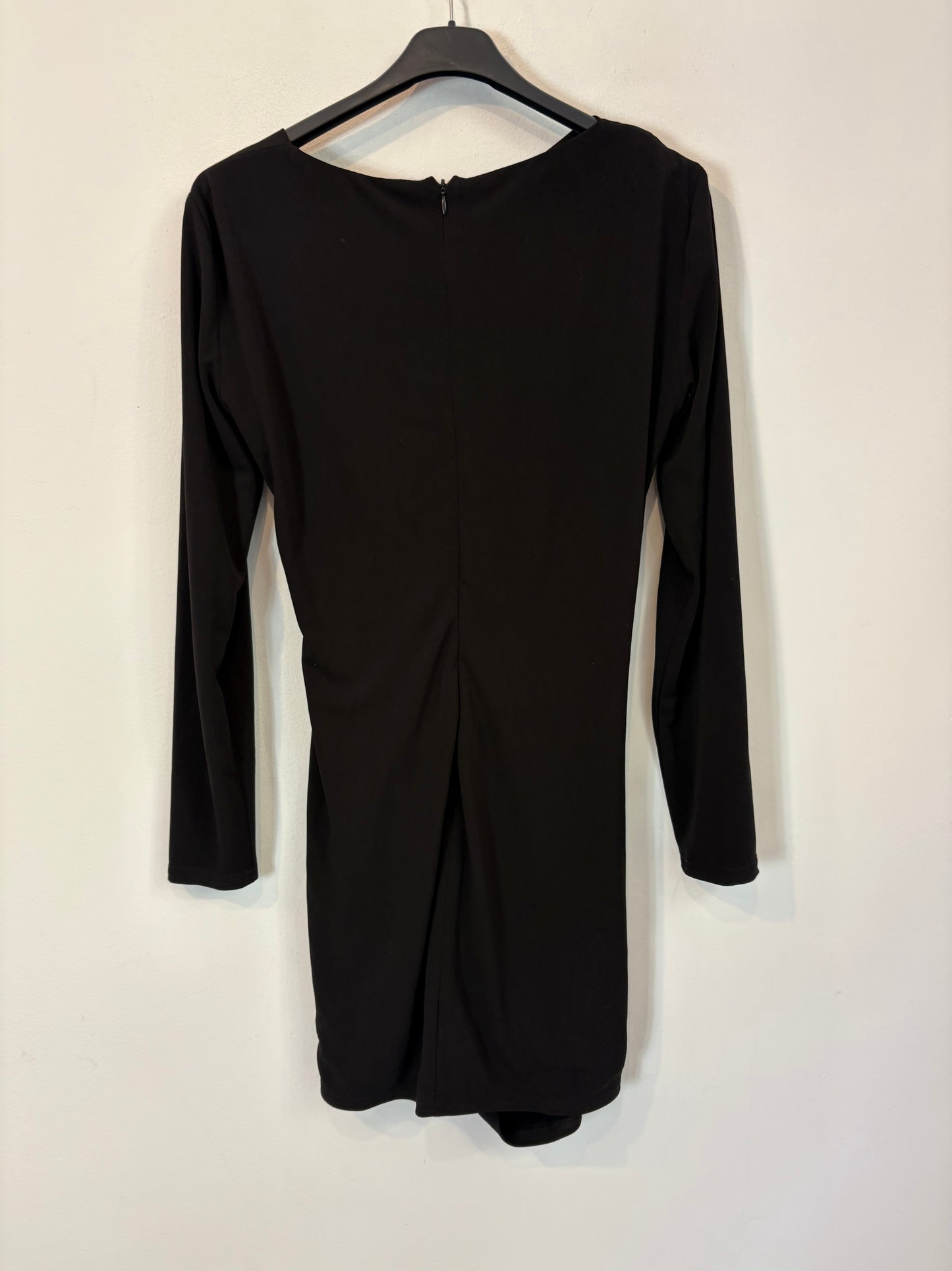 ZARA. Vestido corto fruncidos. T L