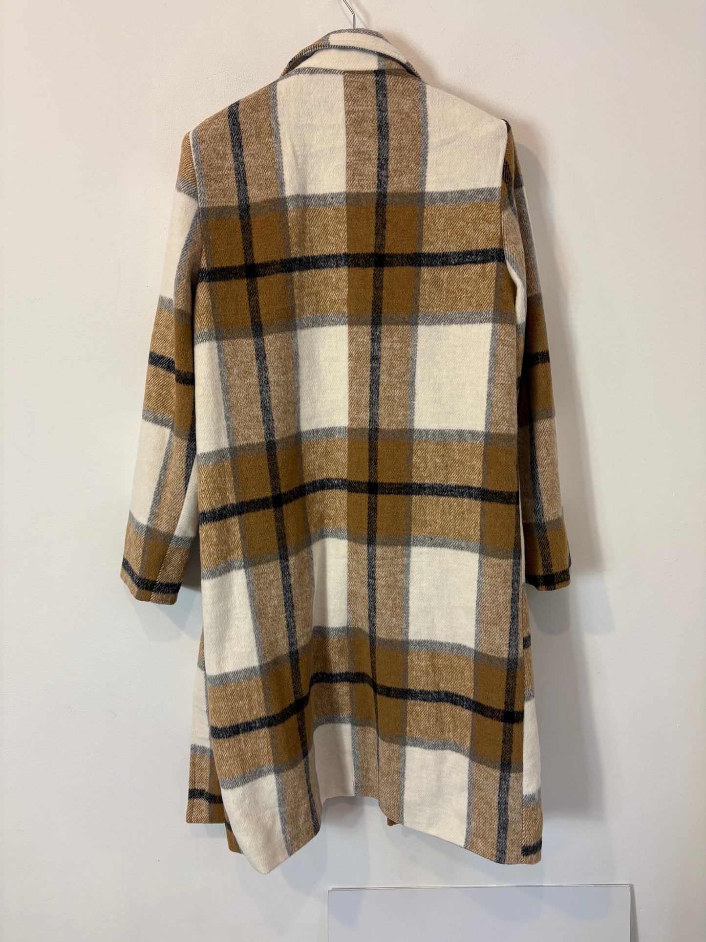 ZARA. Mustard textured back top. TS