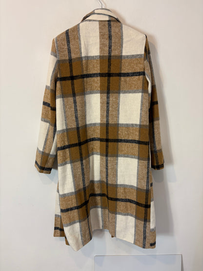 ZARA. Mustard textured back top. TS