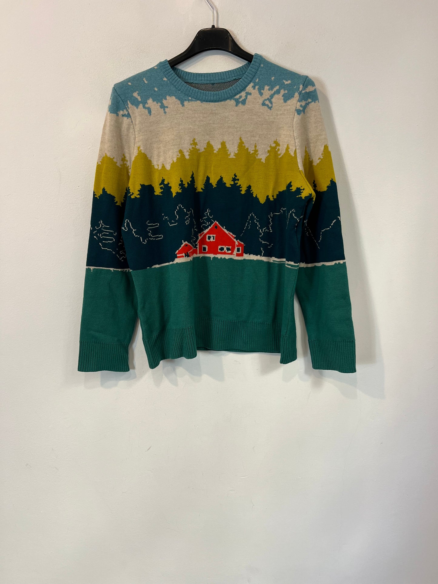 LA CASITA DE WENDY. Jersey lana dibujo casa