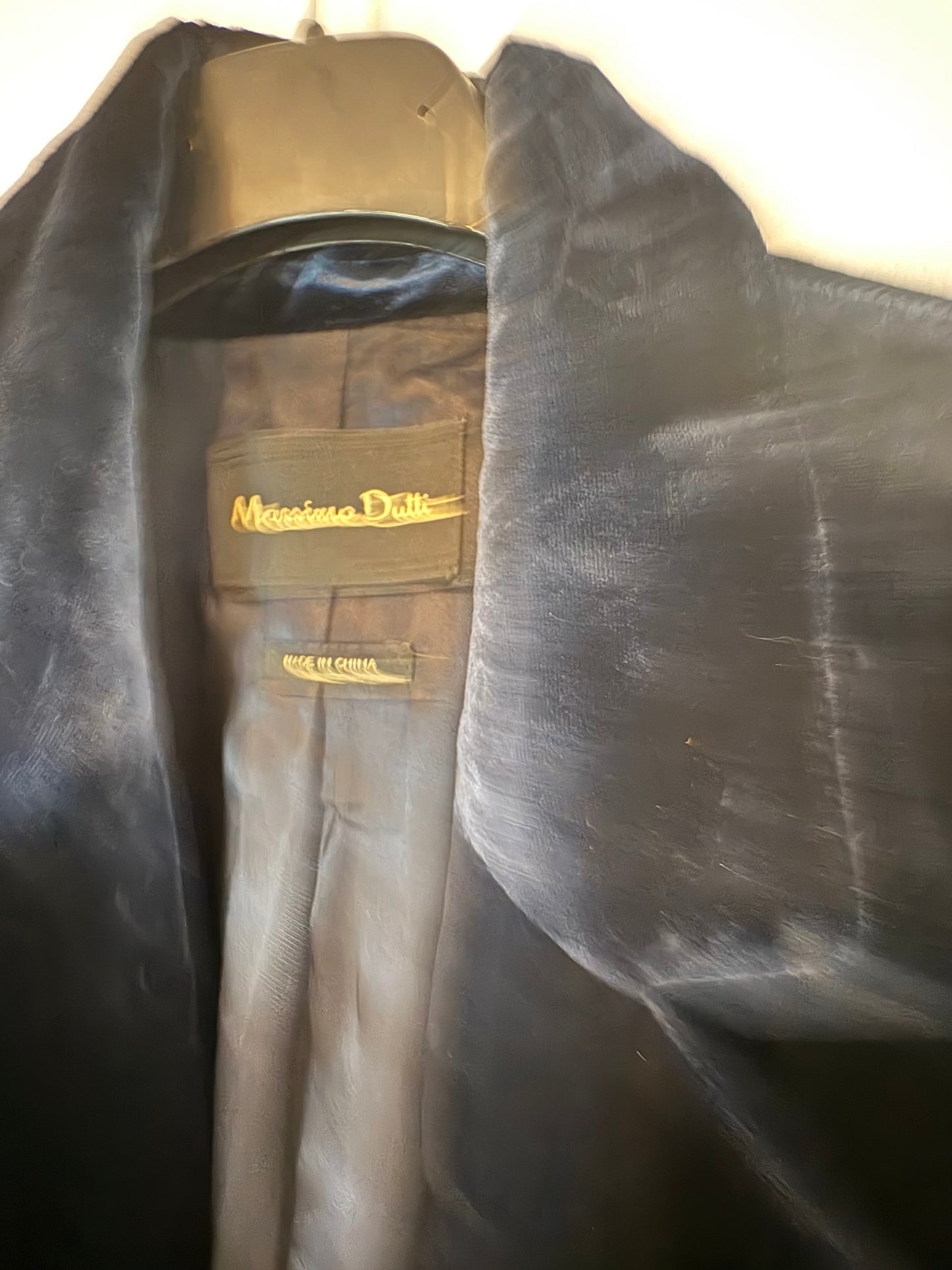 ZARA. Black stretch knit top. TL