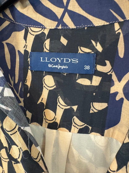 LLOYD´S . Vestido midi camisero estampado
