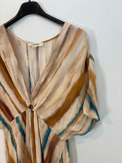 SLOWLOVE. Vestido largo fluido estampado