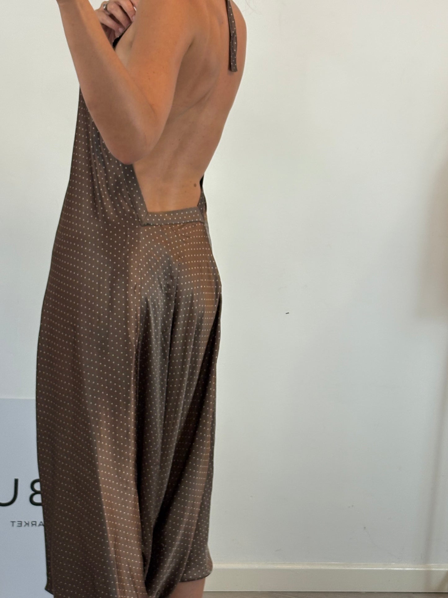 PAUL&JOE. Mono seda halter. T 38