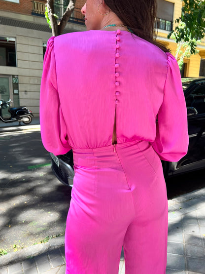 Mono rosa fluido