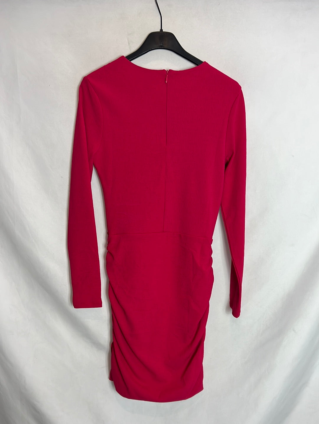 H&M. Short pink ruched dress. TS – Hibuy market