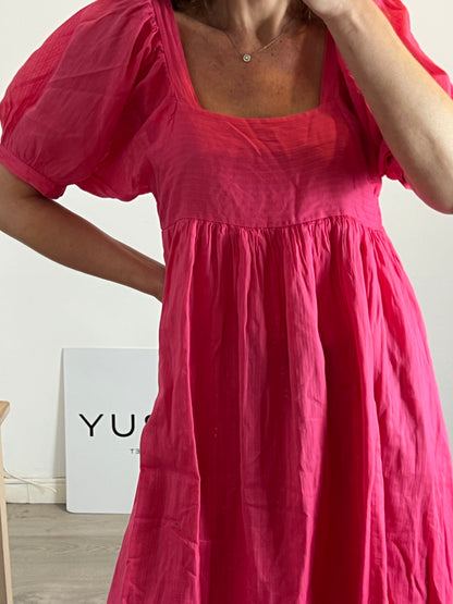 CARLOTA&CO. Vestido largo rosa T.u(m)