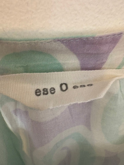 ESE O ESE. Blusa  malva estampada
