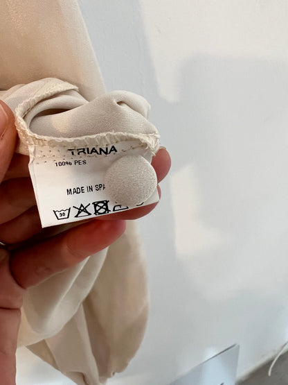 TRIANA BY C. Satin beige Ts blouse