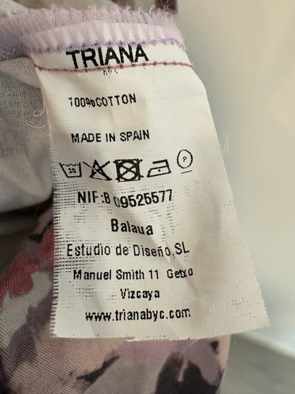 TRIANABYC. Mono largo estampado