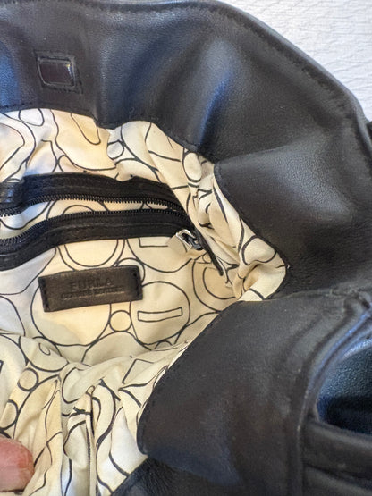 ZARA. Black stretch knit top. TL