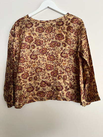 MASSCOB. Top flores fluido. T XS