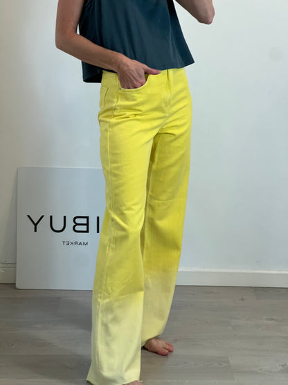 OTRAS. Denim amarillo recto T.m