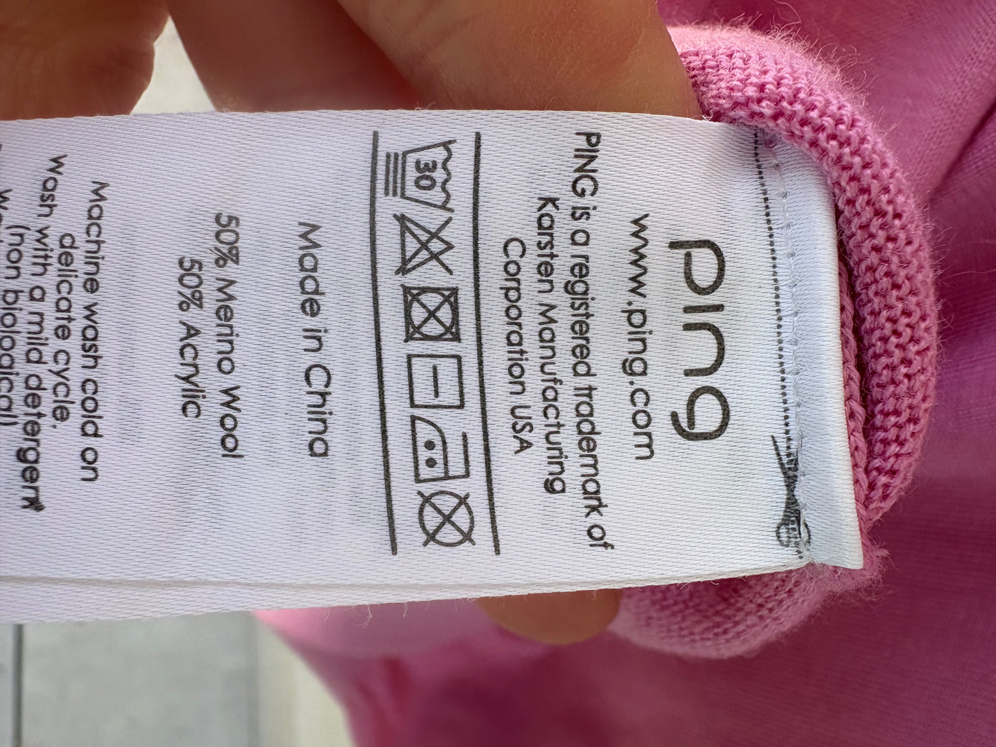 OTRAS. Jersey rosa golf con lana