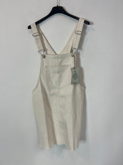 ZARA. Pichi vaquero blanco. T M