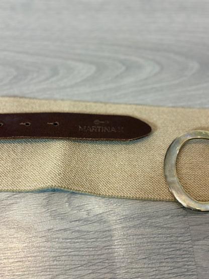 OTRAS. Cinturón semi elástico doble textura