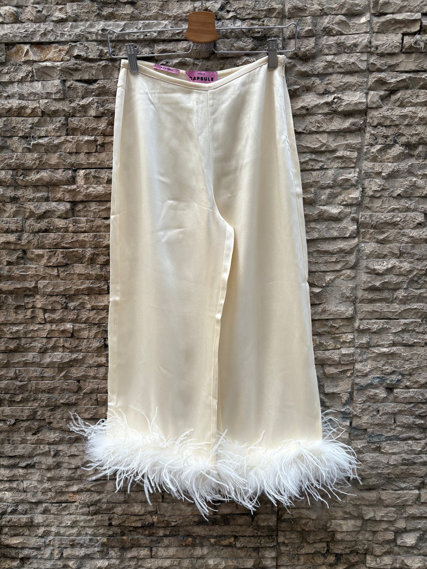 ZARA. Jacket with mottled gray wool. TS