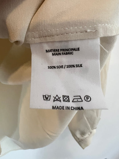 VANESSABRUNO. Beige silk blouse T.36