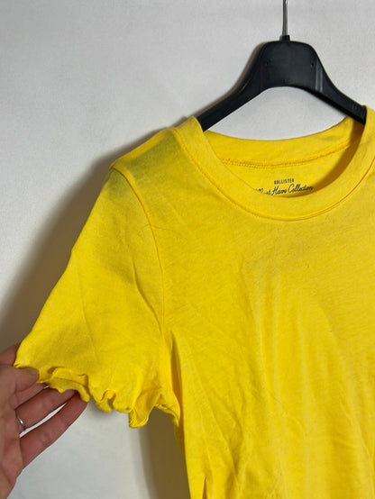 HOLLISTER. Camiseta amarilla . T S