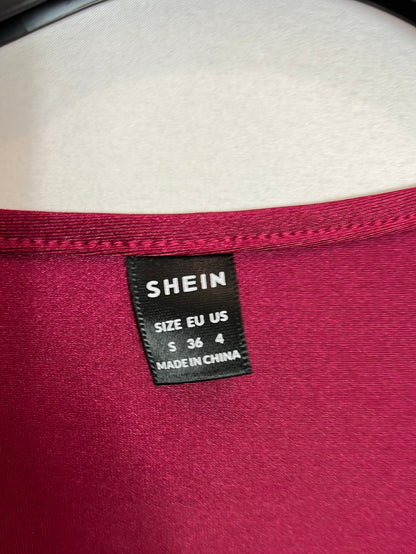 SHEIN. Body elastico brillo. T S