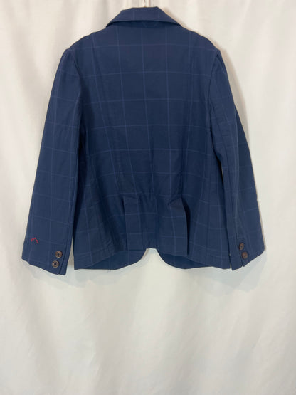 NANOS. Blazer azul cuadros. T 8 años