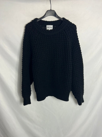 BIMBA Y LOLA. Jersey negro punto. TS