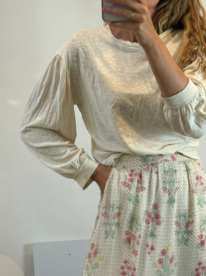 BELLEROSE. Camiseta beige fina T.2(M)