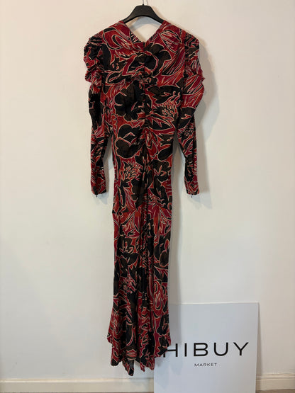 SFERA. Vestido largo fruncidos