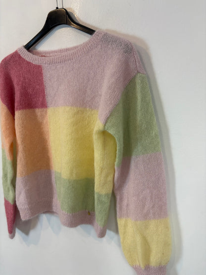 ZARA. Black stretch knit top. TL