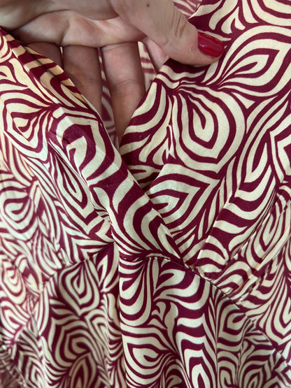 MUSCARI. Flowing printed midi dress. TM