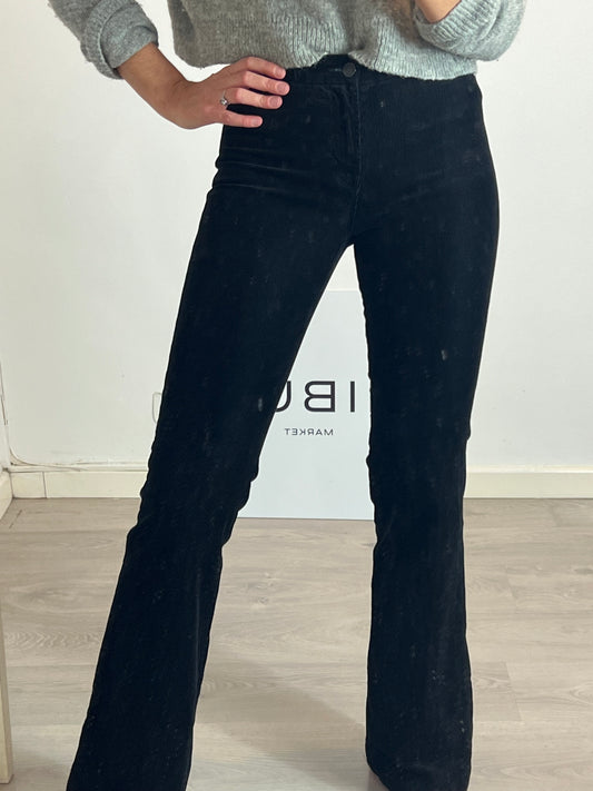 J BRAND. Pantalón pana negro